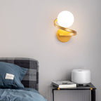Arisha Nordic Globe Glass Vanity Wall Lamp Bedroom