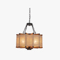 Epoch Retro Cylindrical /Wood Pendant Light