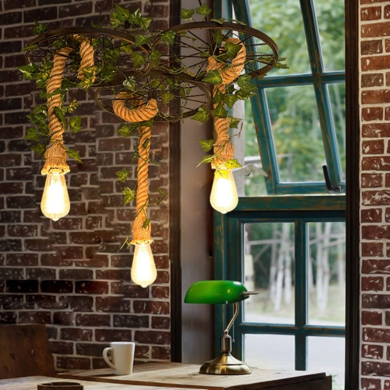 Nest Industrial LED Chandelier Bar Living Room