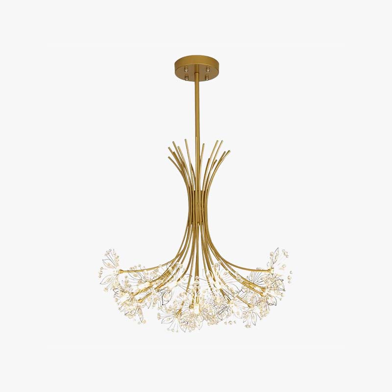 Arisha Modern Art Deco Crystal Sputnik Chandelier