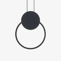 Arisha Modern Minimalist LED Hanging Pendant Lights Black White Bedroom