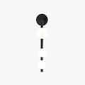 Valentina Modern Globe Glass Wall Lamp