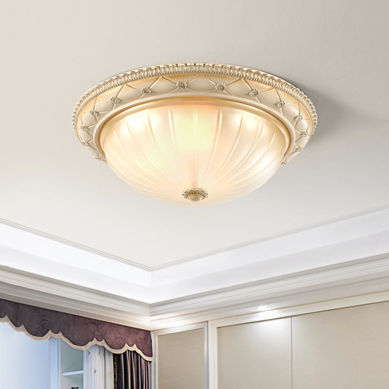 Silva Minimalist Flush Mount Ceiling Light Resin Living Room