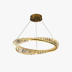 Kristy Modern Luxury Round Glass Chandelier