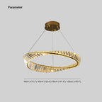 Kristy Modern Luxury Round Glass Chandelier