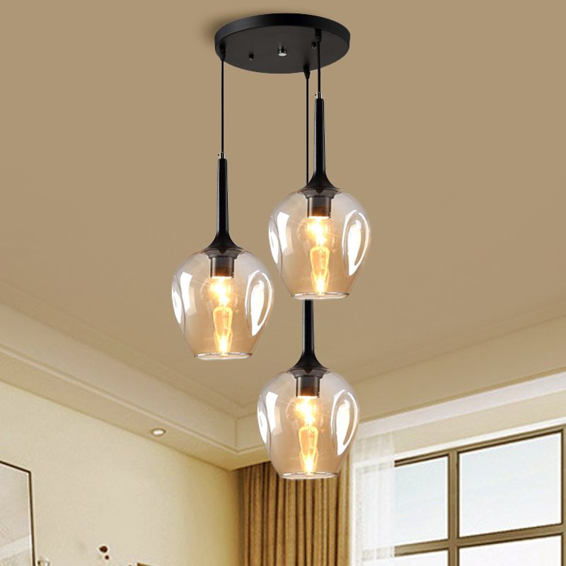 Valentina Nordic Minimalist Cluster Glass Pendant Light
