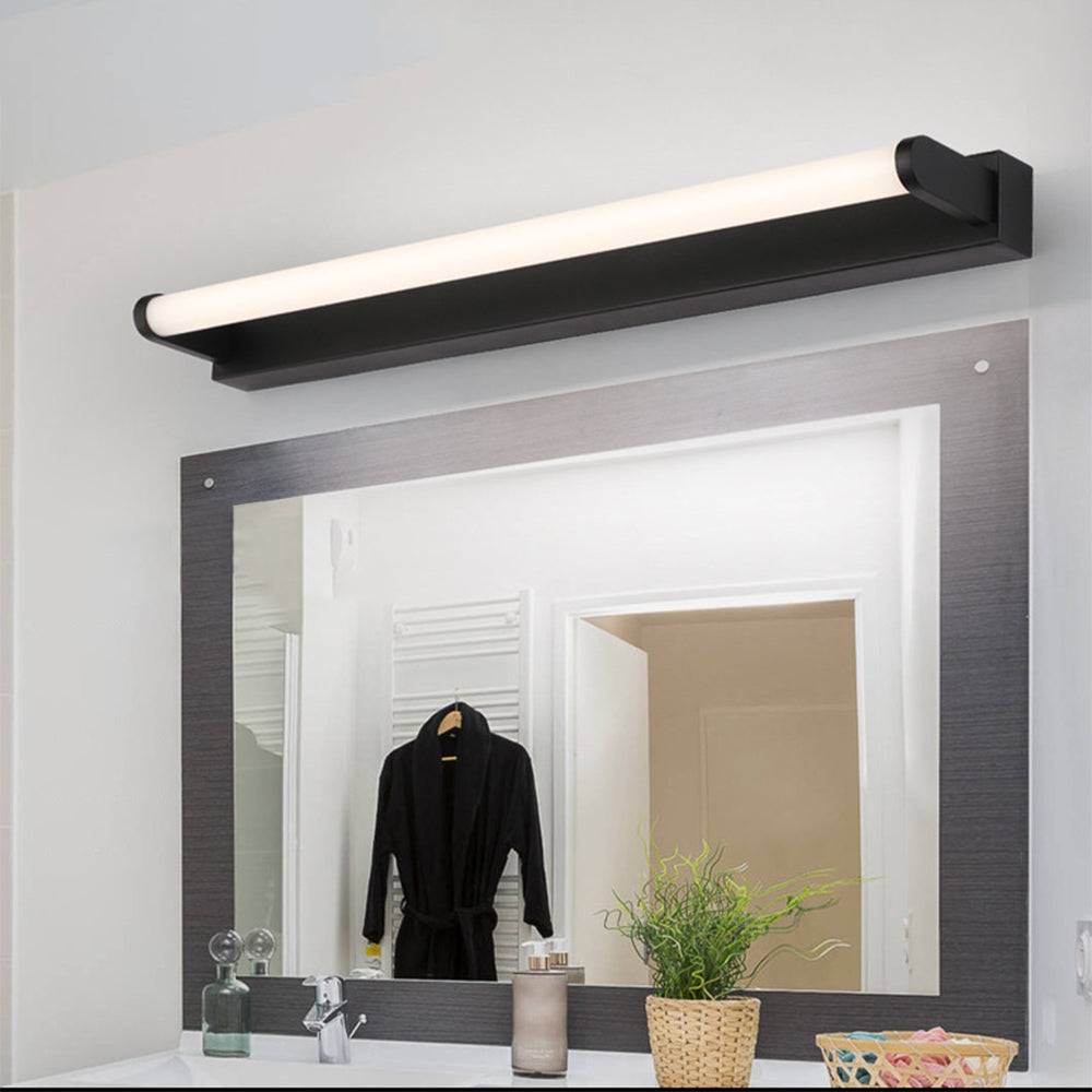 Arisha Minimalist Linear Cylindrical Acrylic Wall Lamp Bathroom