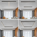 Arisha Modern LED Linear Flush Mount Ceiling Light