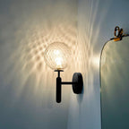 Valentina Wall Lamp Modern Globe Glass Hallway