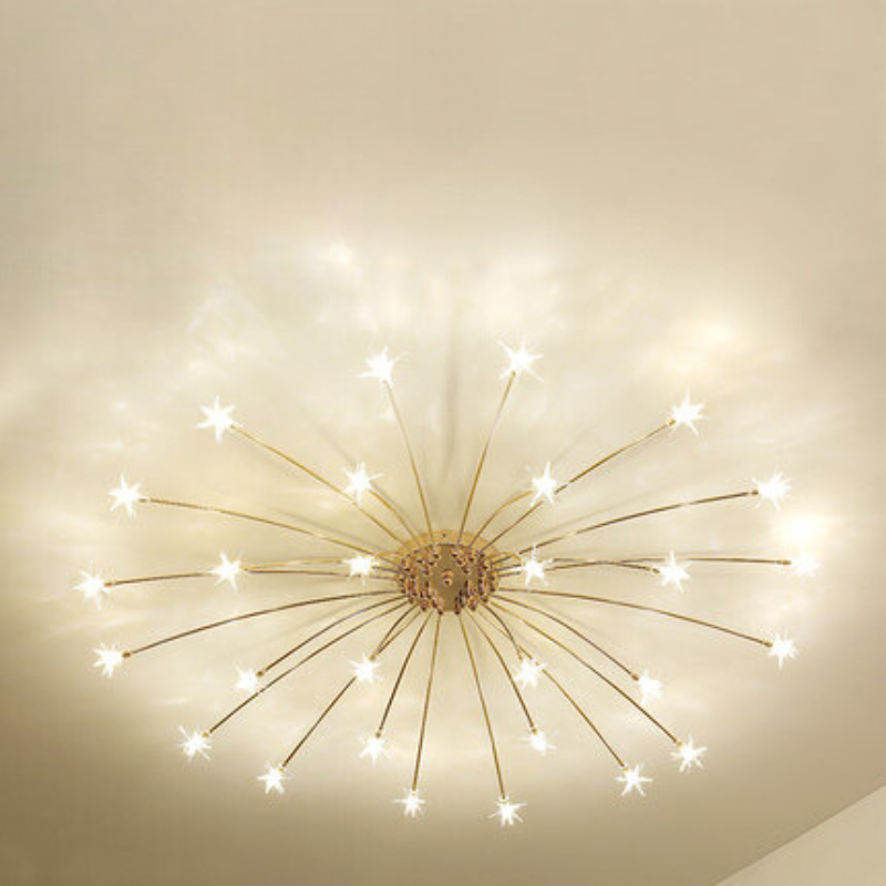 Arisha Art Deco Starry Glass Flush Mount Ceiling Light - image 49