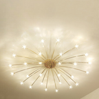 Arisha Art Deco Starry Glass Flush Mount Ceiling Light - image 49