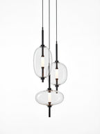 Under Vintage Glass Pendant Light