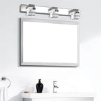 Arisha Modern Square Crystal Vanity Wall Lamp, Bedroom/Bathroom