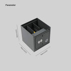 Ray Modern Adjustable Square Outdoor Wall Lamp LED
