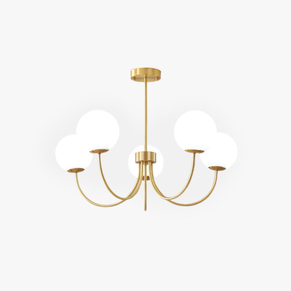 Valentina Modern Ball Bubble Glass Chandelier