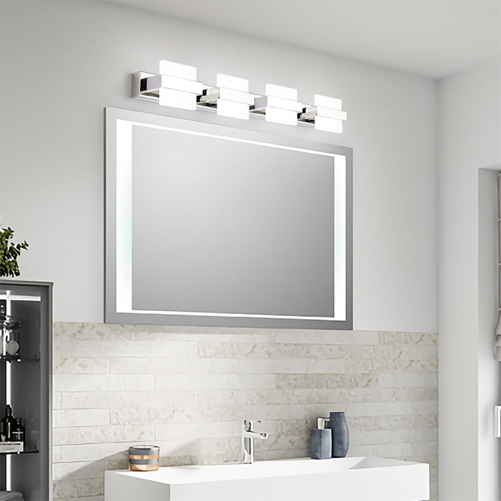 Arisha Modern Square Acrylic Wall Lamp Bathroom