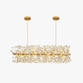 Arisha Luxury Lineal Flower Chandelier Crystal