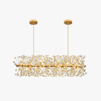 Arisha Luxury Lineal Flower Chandelier Crystal