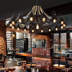 Epoch Vintage Industrial Rope Chandelier Living Room - image 5