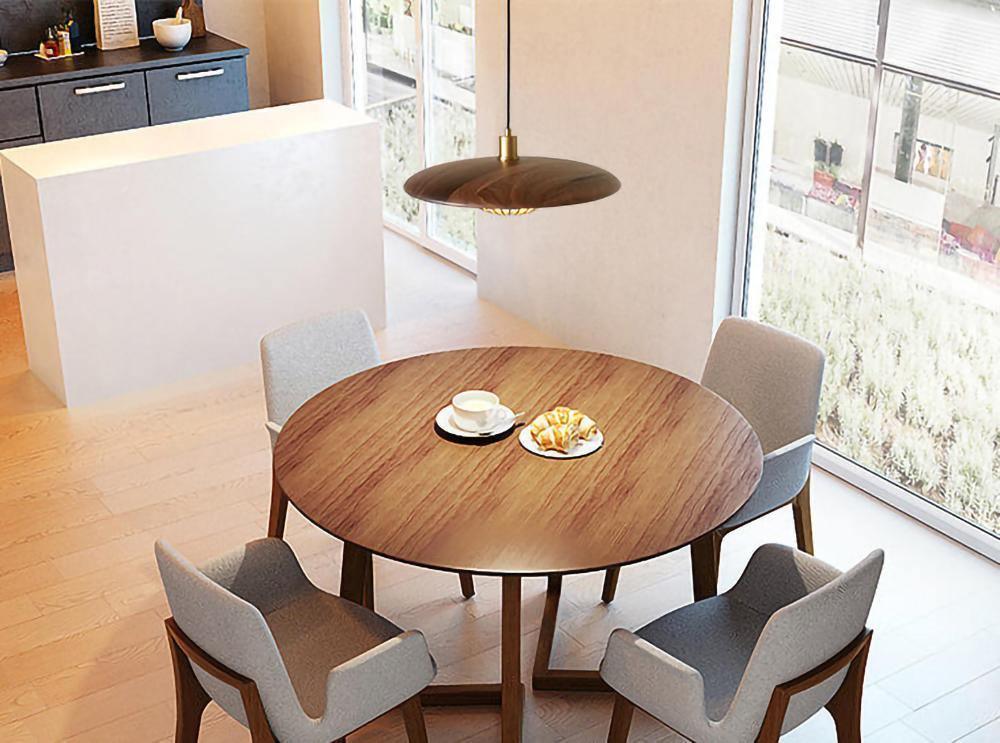 Elanora Wood Retro Vintage Pendant Lamp