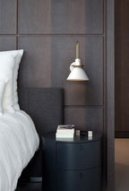 Lustra Wall Lamp Black Gold Minimalist