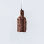 Ritta Nordic Japanese Pendant Light  Rattan Bedroom Dining Room