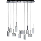 Kristy Modern Geometric Cluster Glass Pendant Light