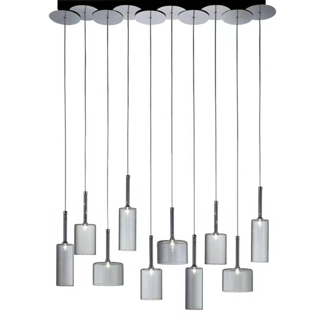 Kristy Modern Geometric Cluster Glass Pendant Light