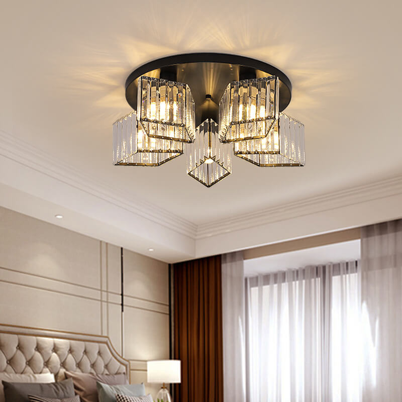 Kristy Modern Ceiling Light  Crystal Living Room