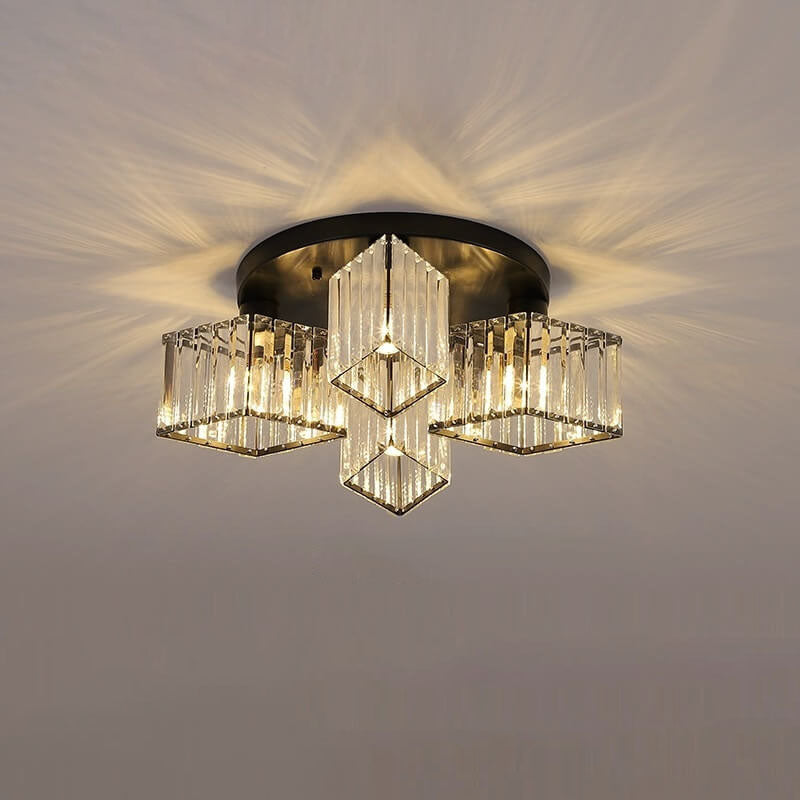 Kristy Modern Ceiling Light  Crystal Living Room