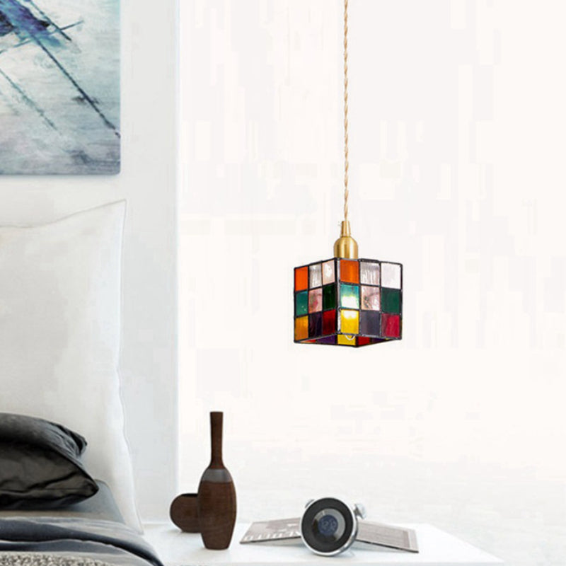 Valentina Retro LED Glass Pendant Light Bedroom Dining Room
