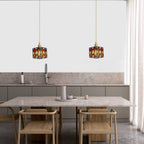 Valentina Retro LED Glass Pendant Light Bedroom Dining Room