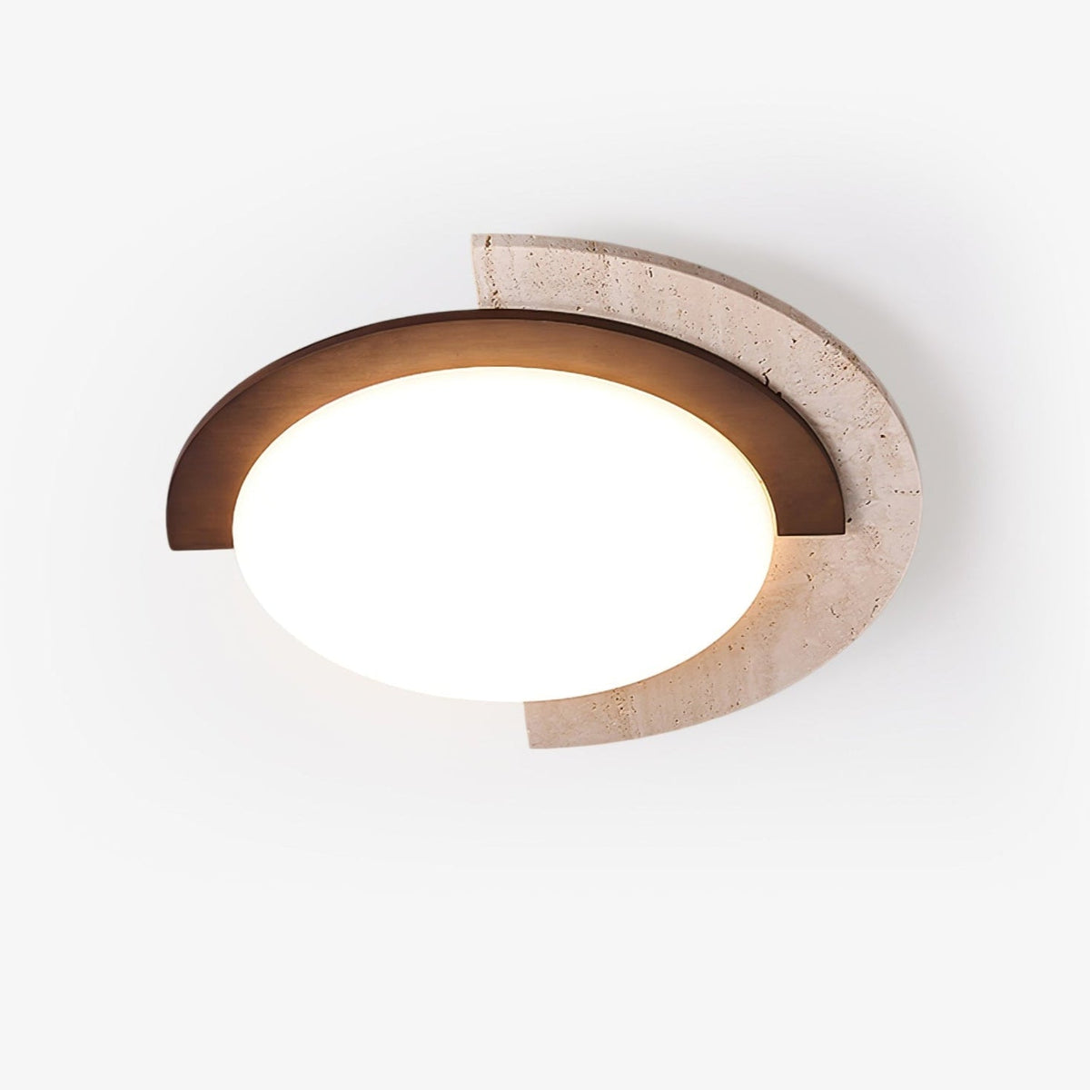 Alaric Modern Travertine Ceiling Light