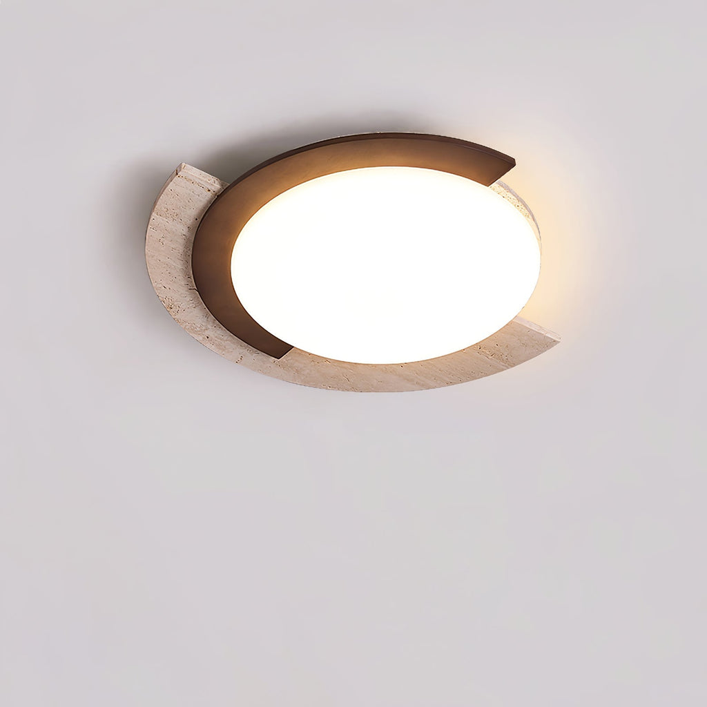Alaric Modern Travertine Ceiling Light