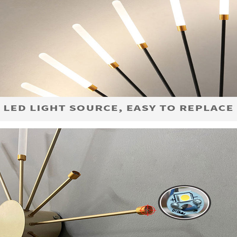 Arisha Modern Home Decoration Fireworks LED Ceiling Light - image 26