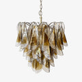 Aurora Chandelier Isabella Gold Petal Layered