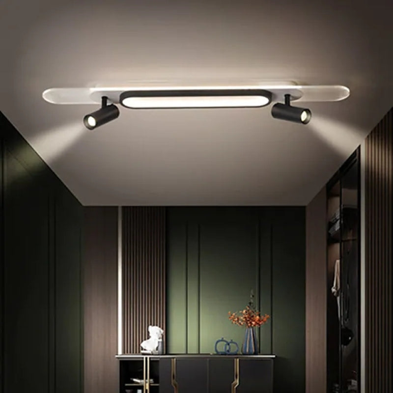 Aim Modern Rectangular LED Acrylic Ceiling Light
