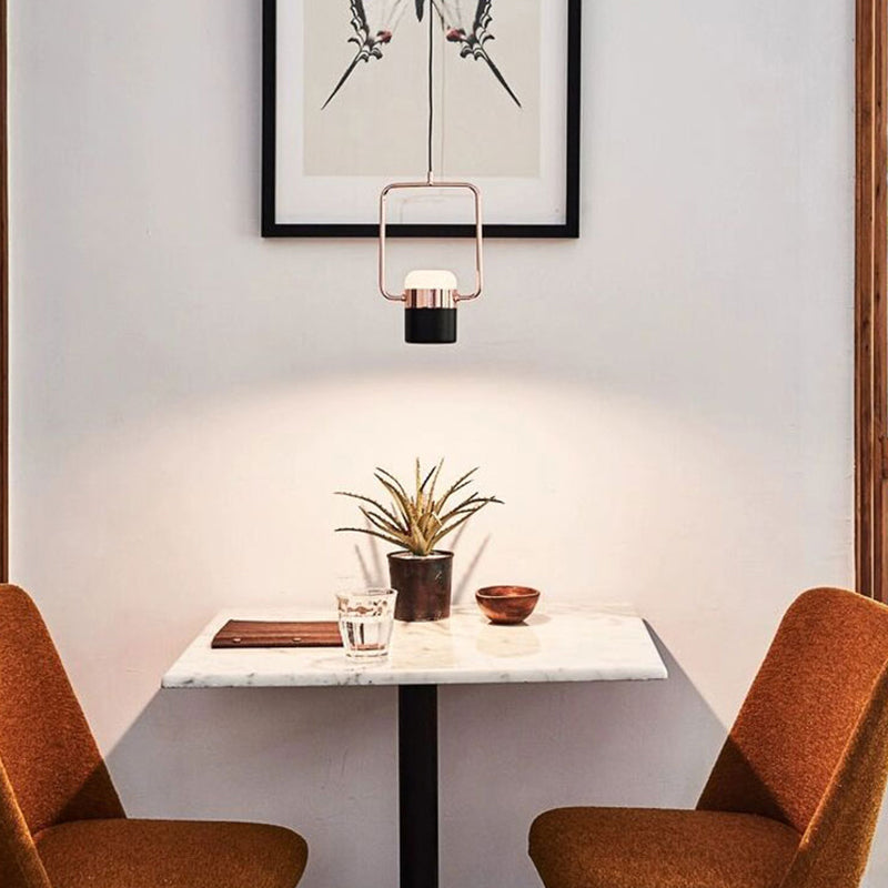 Arisha Modern Industrial Scandinavian Glass Pendant Light