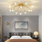 Arisha Art Deco Starry Glass Flush Mount Ceiling Light - image 34