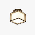 Arisha Modern & Fabric Flush Mount Ceiling Light, 2 Style