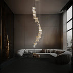 Kristy Industrial Chandelier Acrylic Bedroom Living Room