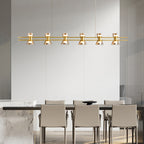 Arisha Modern Linear Linear Pendant Lamp Golden