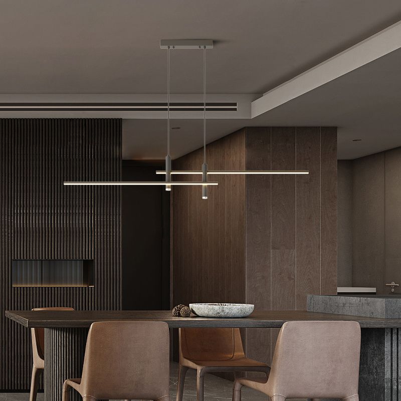 Arisha   Pendant Light Modern Linear Dining Room