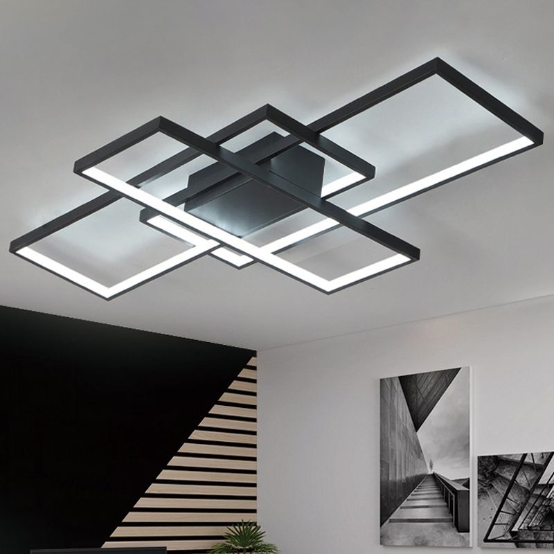 Arisha Modern Multi Rectangular Flush Mount Ceiling Light