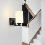Kristy Minimalism Cylindrical Glass Art Vanity Wall Lamp