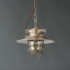 Epoch Industrial Glass Pendant Light Bedroom