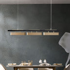 Arisha Pendant Light Rectangular Modern Brass Office