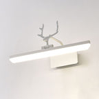 Arisha Vintage Antlers Mirror Front Vanity LED Wall Lamp