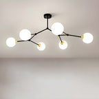 Valentina Modern Glass Bubble Chandelier Bedroom