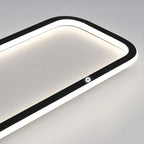 Arisha Minimalist Flush Mount Ceiling Light Rectangle Bedroom